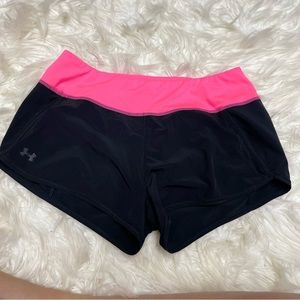 Under Armour Black Breast Cancer Pink Ribbon Athletic Shorts